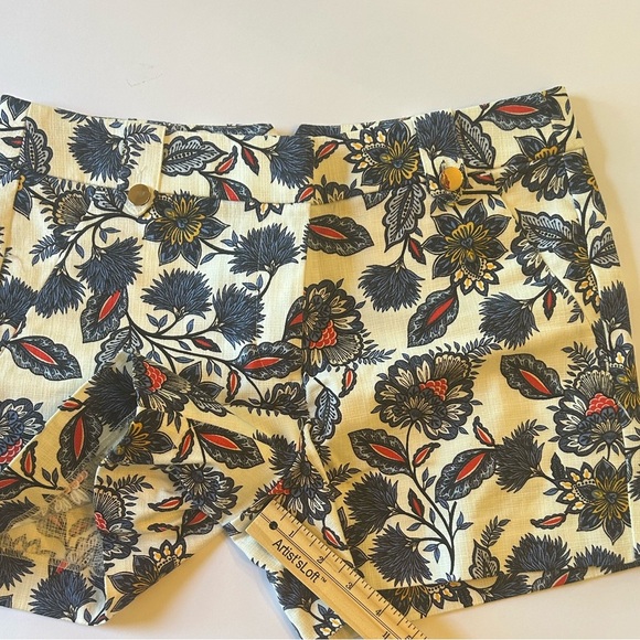 LOFT High Waist Floral Print Shorts Size 2 - Picture 11 of 12